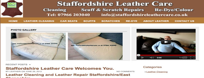 leather sofa cleaning stafford