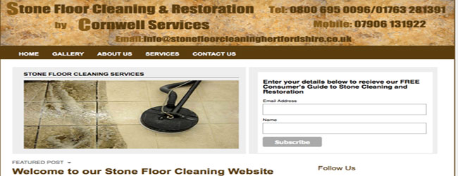 stone floor cleaning hertfordshire